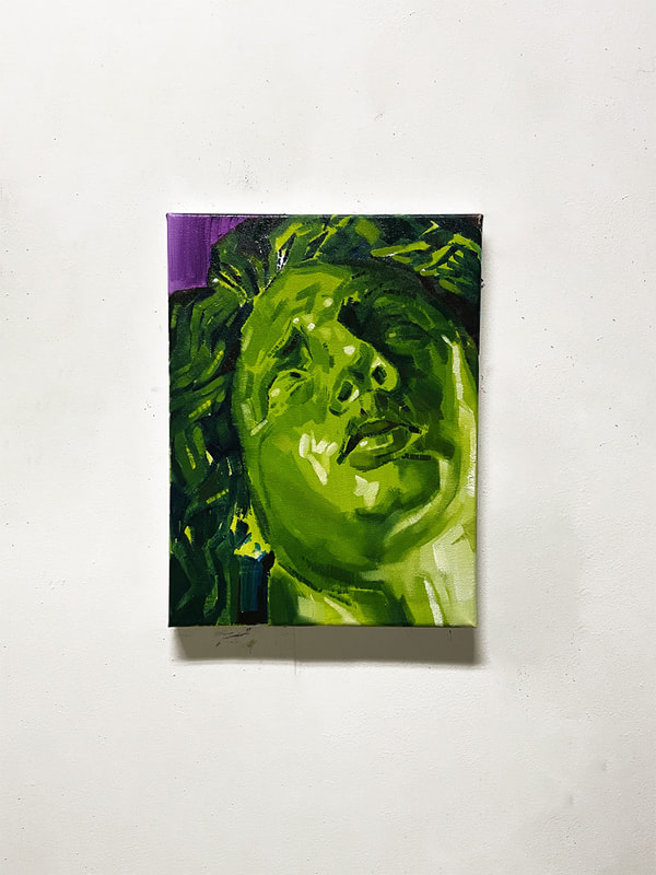 “It devours you”, 30 x 40 cm, oil on canvas